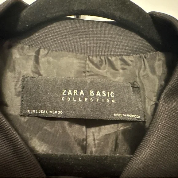 Zara Basic Collection Bomber Jacket - Picture 4 of 4